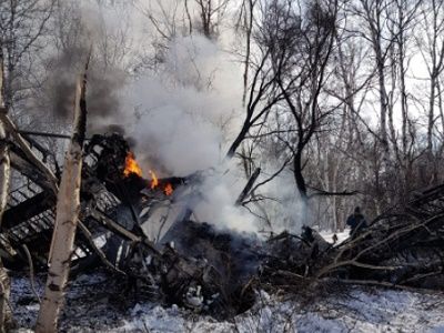 Крушение самолета. Фото: РИА "Новости"